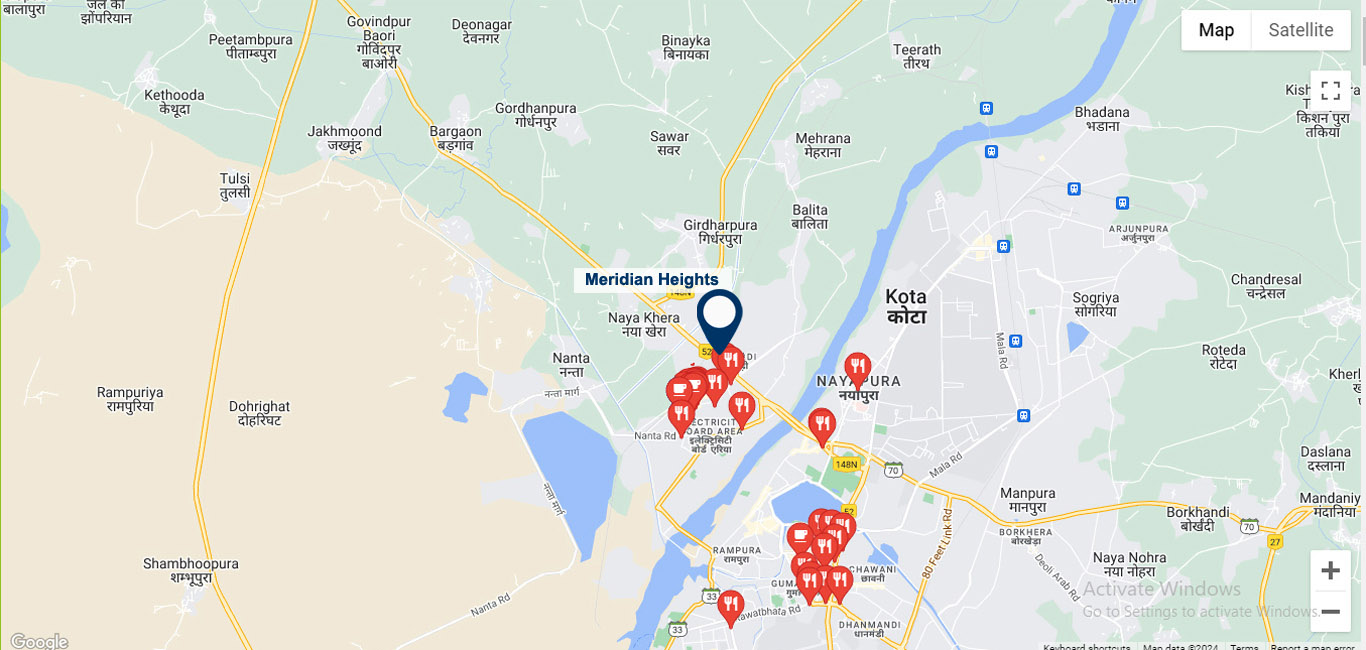 2 bhk flats for sale in Kota Near Restaurant